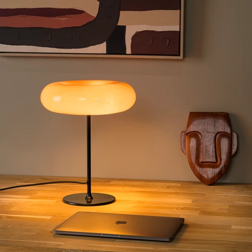 Lucide SENTINO - Tafellamp - Ø 30 cm - 3xG9 - Oranje - sfeer 1